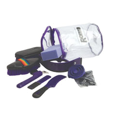Roma 9 Piece Cylinder Grooming Kit - One Size, Purple