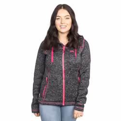Trespass Womens/Ladies Odelia Fleece Jacket - S, Black Marl