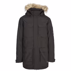 Trespass Mens Pixilation Deluxe Hooded Weatherproof Rain Jacket
