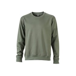 James and Nicholson Unisex Workwear Sweatshirt - XXL, Dark Grey