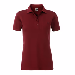 James and Nicholson Womens/Ladies Workwear Pocket Polo - XS, Red Wine