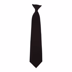 Yoko Clip-On Tie (Pack of 4) - One Size, Black