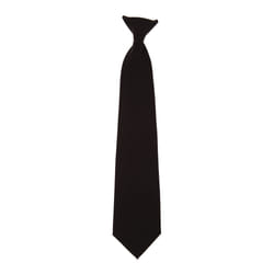 Yoko Clip-On Tie (Pack of 4) - One Size, Black