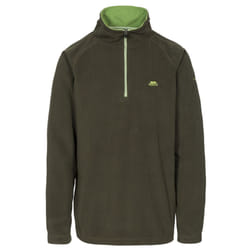 Trespass Mens Blackford Microfleece - S, Olive