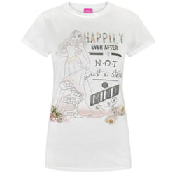 Disney Womens/Ladies Sleeping Beauty Happily Ever After T-Shirt - S, White