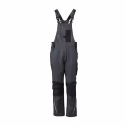 James and Nicholson Unisex Workwear Pants with Bib