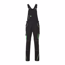 James and Nicholson Unisex Workwear Pants with Bib Level 2