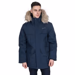 Trespass Mens Highland Waterproof Parka Jacket - S, Navy