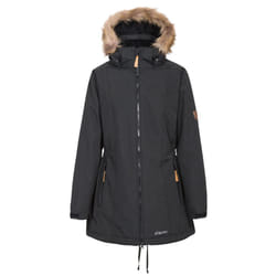 Trespass Womens/Ladies Celebrity Insulated Longer Length Parka Jacket - XXL, Black
