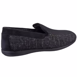 Cotswold Mens Stanley Moc Toe Full Slipper - 12 UK, Black