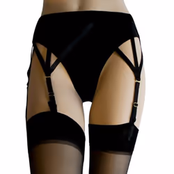 Silky Womens/Ladies Cross Strap Suspender Belt - Large, Black