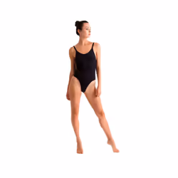 Silky Womens/Ladies Invisible Low Back Dance Camisole - Large, Black