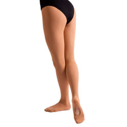 Silky Childrens Girls Convertible Dance Ballet Tights (1 Pair) - 3-5 Years, Tan