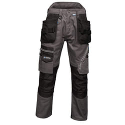 Regatta Mens Execute Holster Premium Work Trousers - 40R, Iron