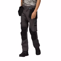 Regatta Mens Execute Holster Premium Work Trousers - 40R, Iron
