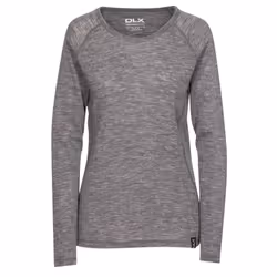 Trespass Womens/Ladies Libra Merino Base Layer Top - L, Dark Grey Marl