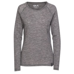 Trespass Womens/Ladies Libra Merino Base Layer Top - XS, Dark Grey Marl