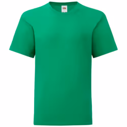 Fruit Of The Loom Childrens/Kids Iconic T-Shirt - 12-13 Years, Kelly Green
