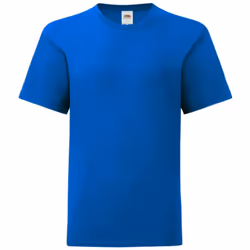 Fruit Of The Loom Boys Iconic T-Shirt - 12-13 Years, Royal Blue