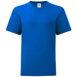 Fruit Of The Loom Boys Iconic T-Shirt - 12-13 Years, Royal Blue