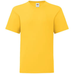 Fruit Of The Loom Boys Iconic T-Shirt - 14-15 Years, Sunflower Yellow