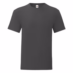 Fruit Of The Loom Mens Iconic T-Shirt - L, Light Graphite Grey