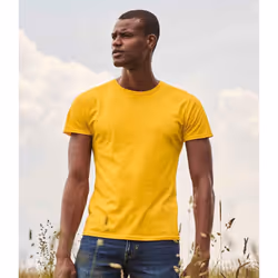 Fruit Of The Loom Mens Iconic T-Shirt - XL, Sunflower Yellow