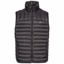 Trespass Mens Hoppers Down Gilet - XL, Black