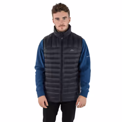 Trespass Mens Hoppers Down Gilet - XL, Black