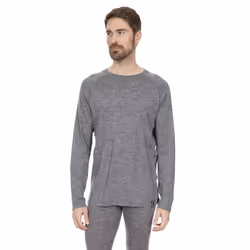 Trespass Mens Wexler Merino Base Layer Top - XL, Dark Grey Marl