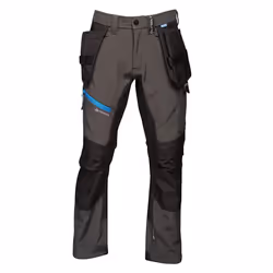 Regatta Mens Strategic Softshell Work Trousers - 40R, Ash