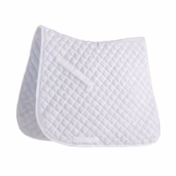 Roma Grand Prix All Purpose Saddle Pad - Full, White