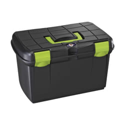 Plastica Panaro Tack Box - M, Black/Pistachio