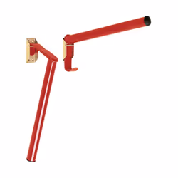 Stubbs Folding Pole Saddle Rack - One Size, Red