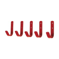 Stubbs General Purpose Hook Set (Pack Of 5) - One Size, Red