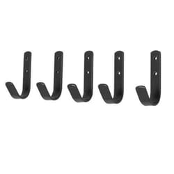 Stubbs General Purpose Hook Set (Pack Of 5) - One Size, Black