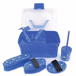 Lincoln Star Pattern Grooming Kit - One Size, Navy