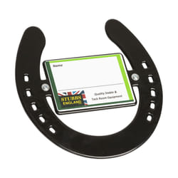 Stubbs Horseshoe Nameplate - One Size, Black