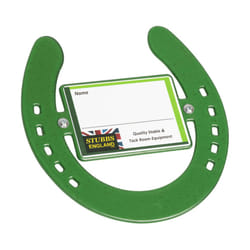 Stubbs Horseshoe Nameplate - One Size, Green