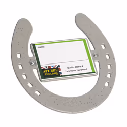 Stubbs Horseshoe Nameplate - One Size, Grey