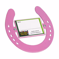 Stubbs Horseshoe Nameplate - One Size, Pink