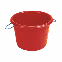 Stubbs Large Manure Bucket - One Size, Red
