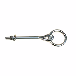 Stubbs Threaded Tie Ring - 25cm, Silver