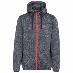 Trespass Mens Odeno Fleece Jacket - S, Black Marl