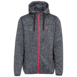 Trespass Mens Odeno Fleece Jacket - XS, Black Marl