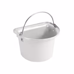 Stubbs Flat Sided Bucket - One Size, White