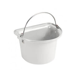 Stubbs Flat Sided Bucket - One Size, White