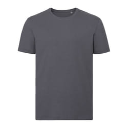 Russell Mens Authentic Pure Organic T-Shirt - XS, Convoy Grey