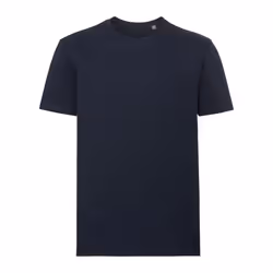 Russell Mens Authentic Pure Organic T-Shirt - 3XL, French Navy