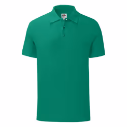 Fruit Of The Loom Mens Iconic Polo Shirt - S, Heather Green